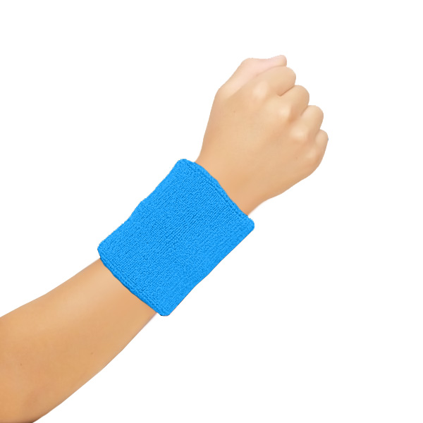 Wickedfun Turquoise Towelling Wrist Band