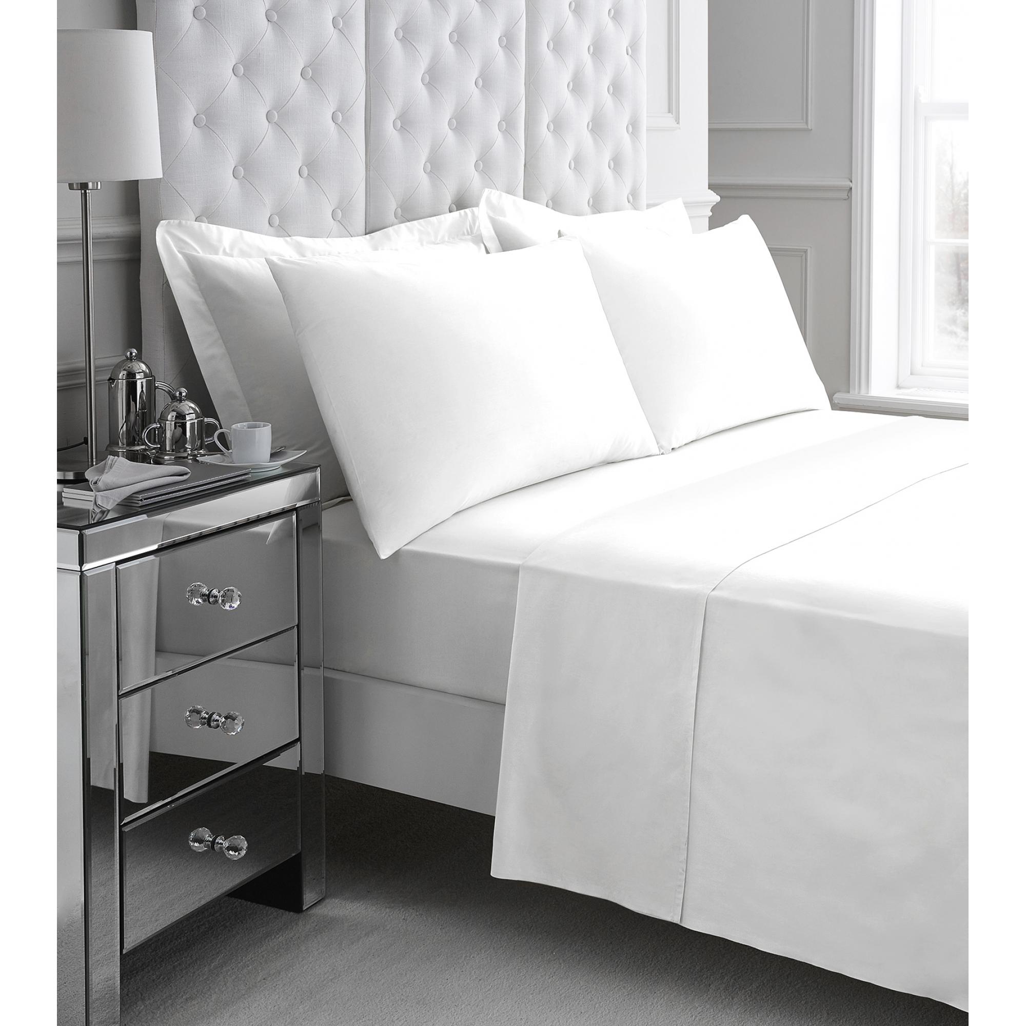 200 TC EGYPTIAN COTTON FLAT SHEET WHITE