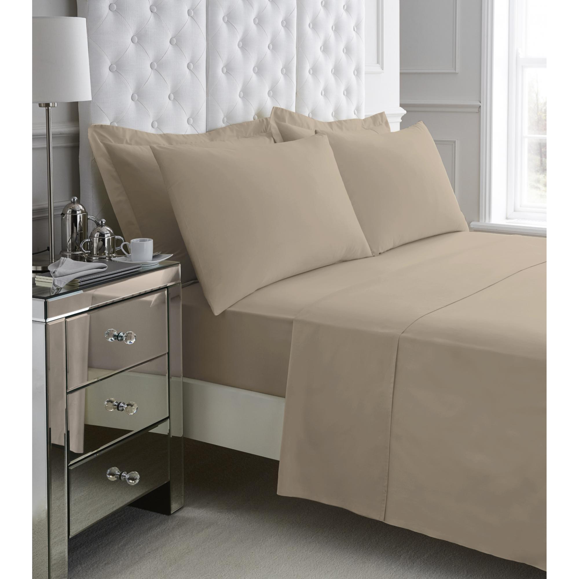 200 TC OXFORD PILLOW CASE MOCHA