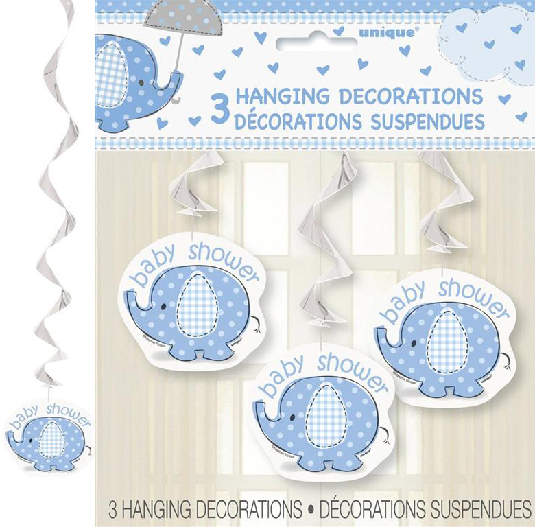 26 Inches UmbrellaPhants Blue Hang Swirl (Pack of 3)
