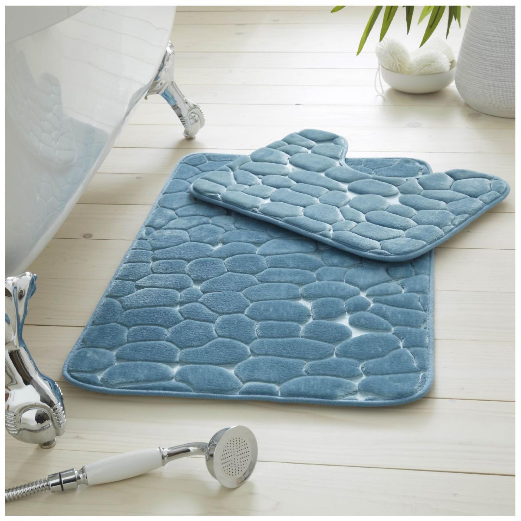 2pc Pebble Memory Bath Set