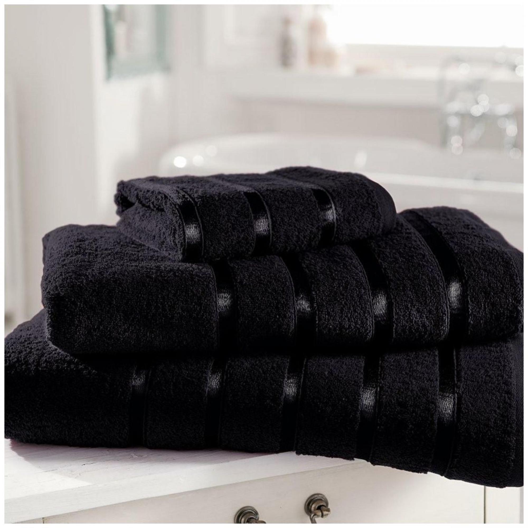 3PK FACE TOWEL KENSINGTON BLACK