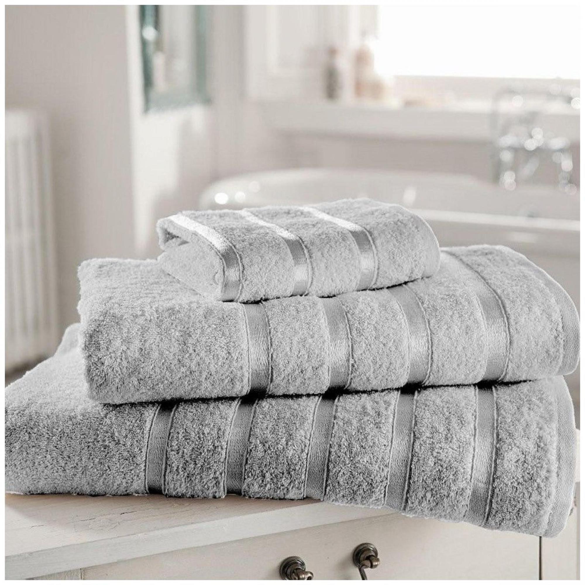 3PK FACE TOWEL KENSINGTON SILVER