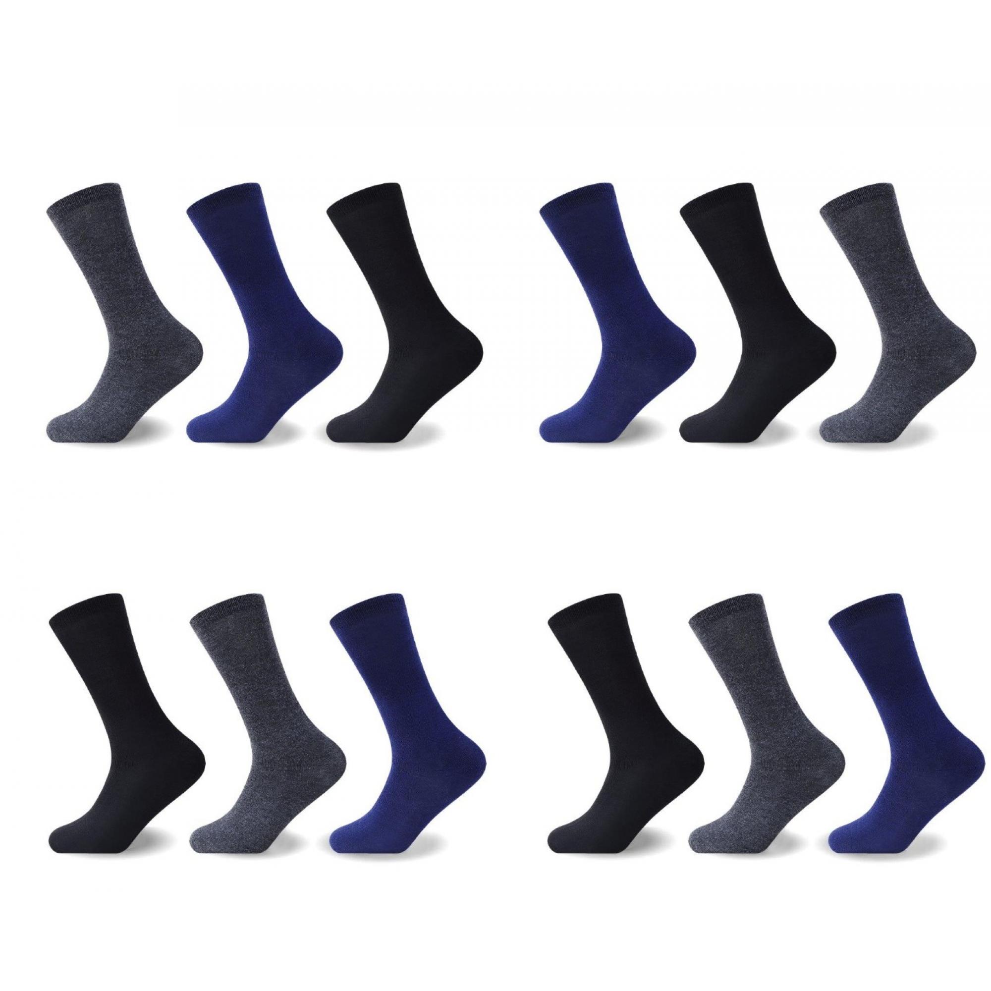 3pk Mens Big Foot Lycra Socks 6-11