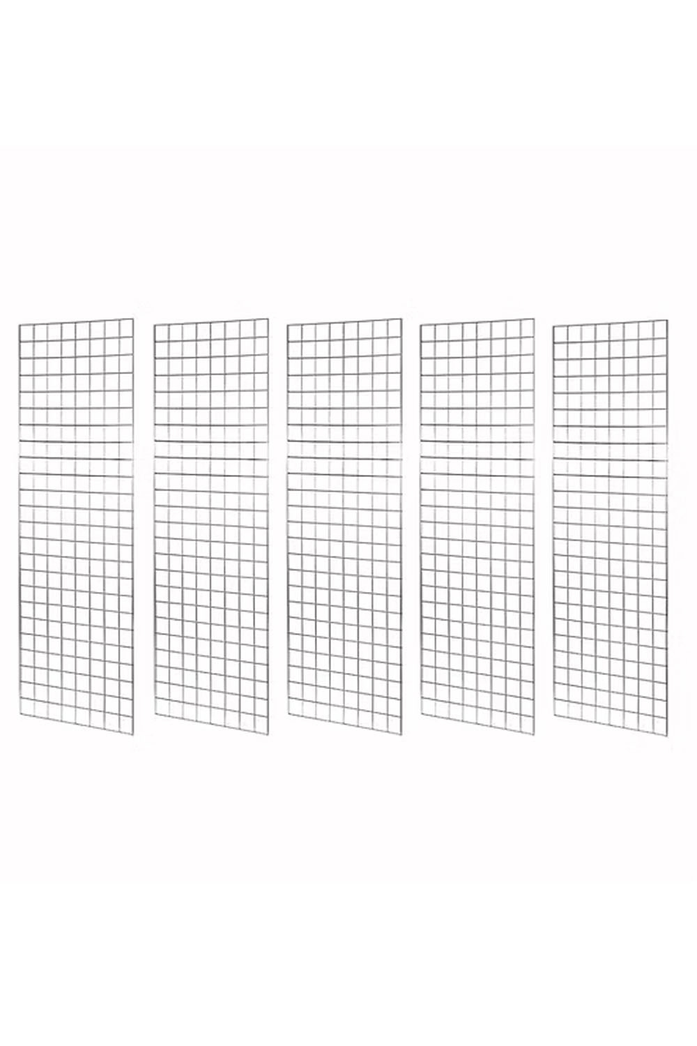 5 Chrome Mesh Grid Wall Panel