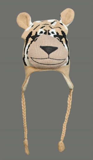 Active Star Hyena Knitted Trapper Hat