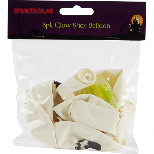 6pk Glow Stick Balloon