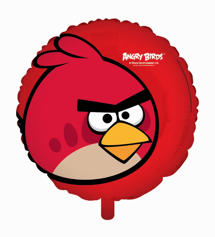 Angry Birds Red Bird Foil Balloon