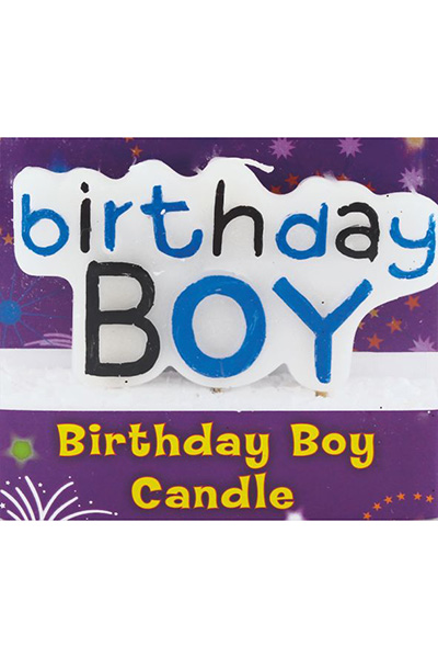 Birthday Boy Candle 