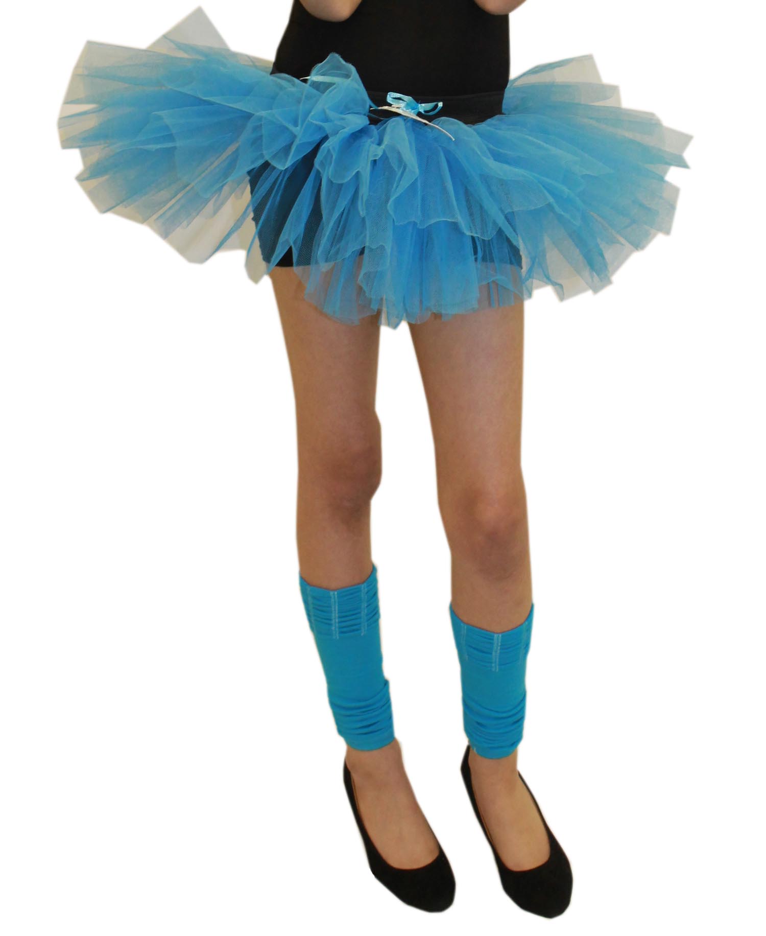 Crazy Chick Girls 3 Layers Turquoise Tutu Skirt
