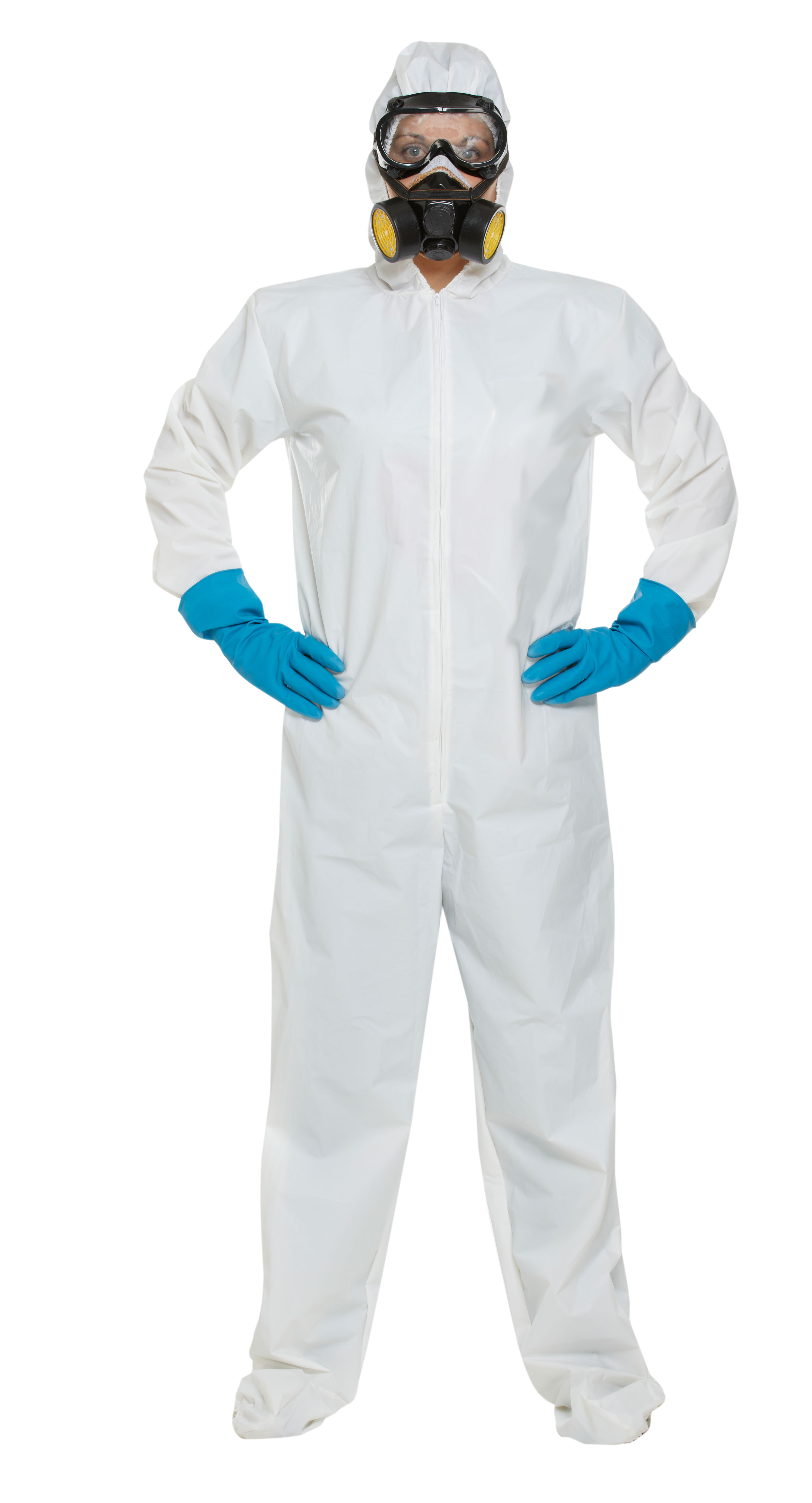 Dress Up Adult White Protective Suit Costume