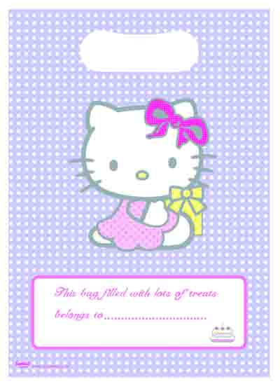 Hello Kitty Loot Bags (Pack of 8)
