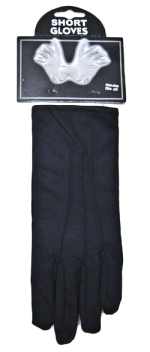 Wickedfun Short Gloves Black (Pack of 12)