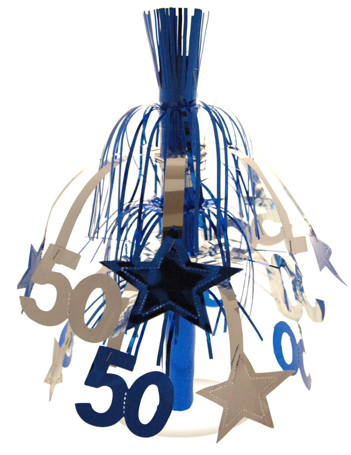 Silver Blue Fountain Decoration (Aged 50)