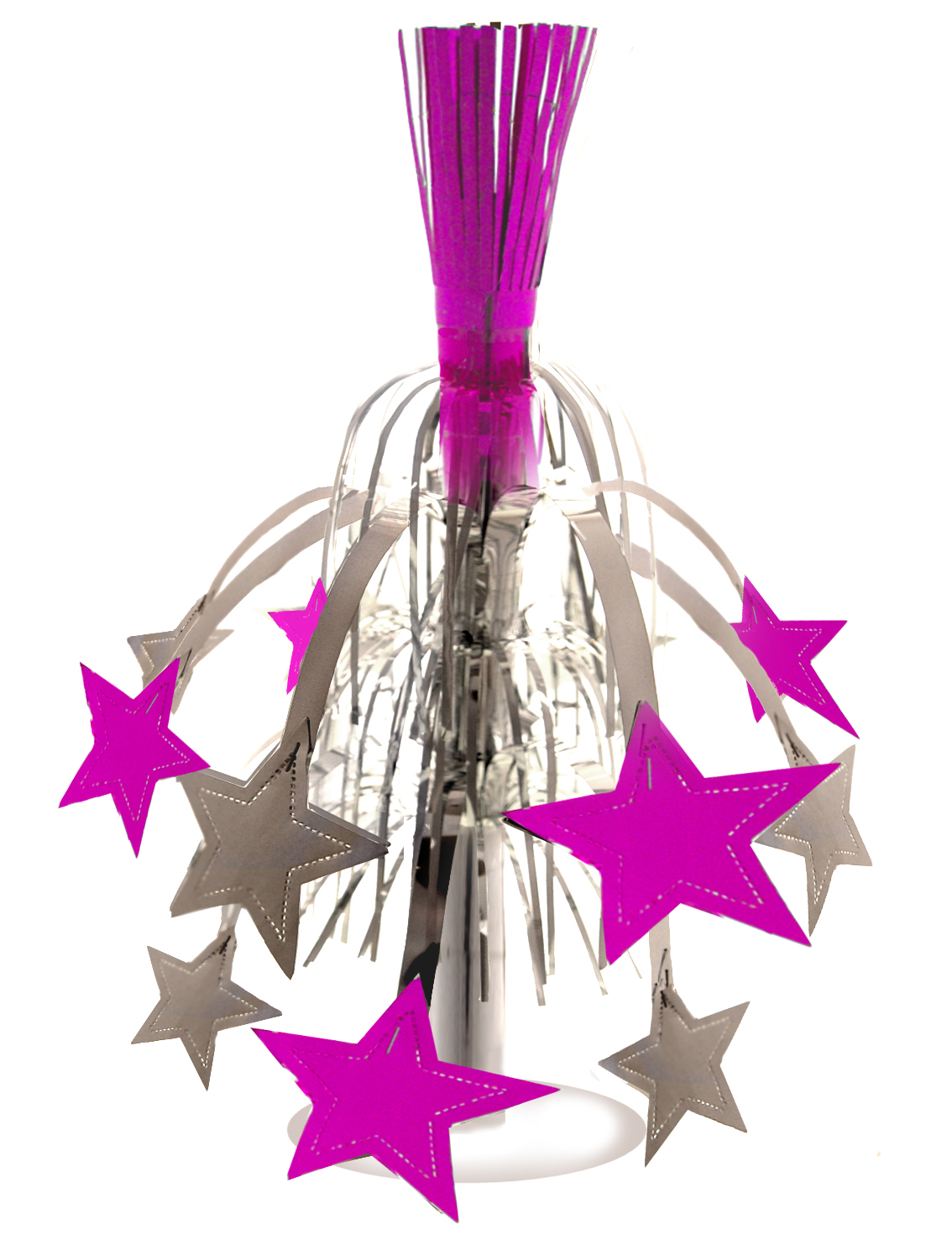 Silver Pink Fountain Decoration (40 cm)