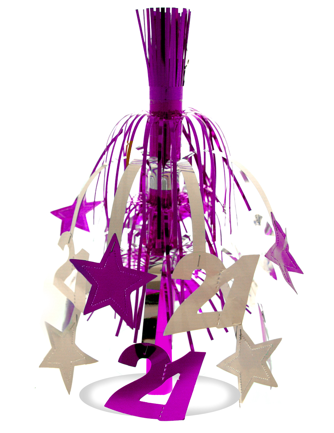 Silver Pink Fountain Decoration (Aged 21)