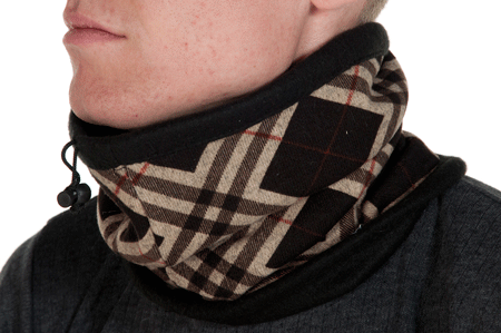 Unisex Check Neck Warmer (12 Pcs)