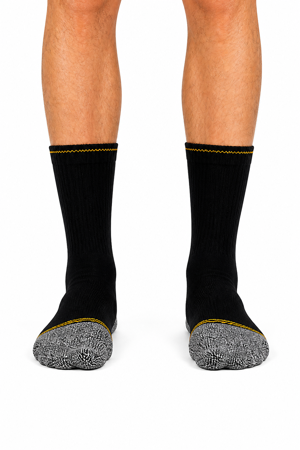 Active Star Men's Heavy Duty Diabetic Non-Elastic Work Socks (Pack of 3 Pairs)