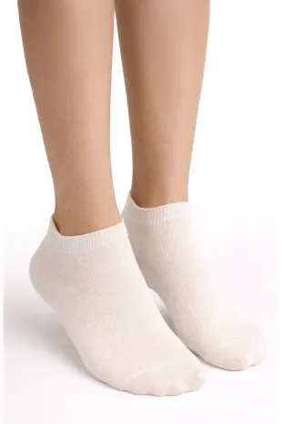 Active Star Ladies Bamboo Trainer Socks White (Pack of 3 Pair)