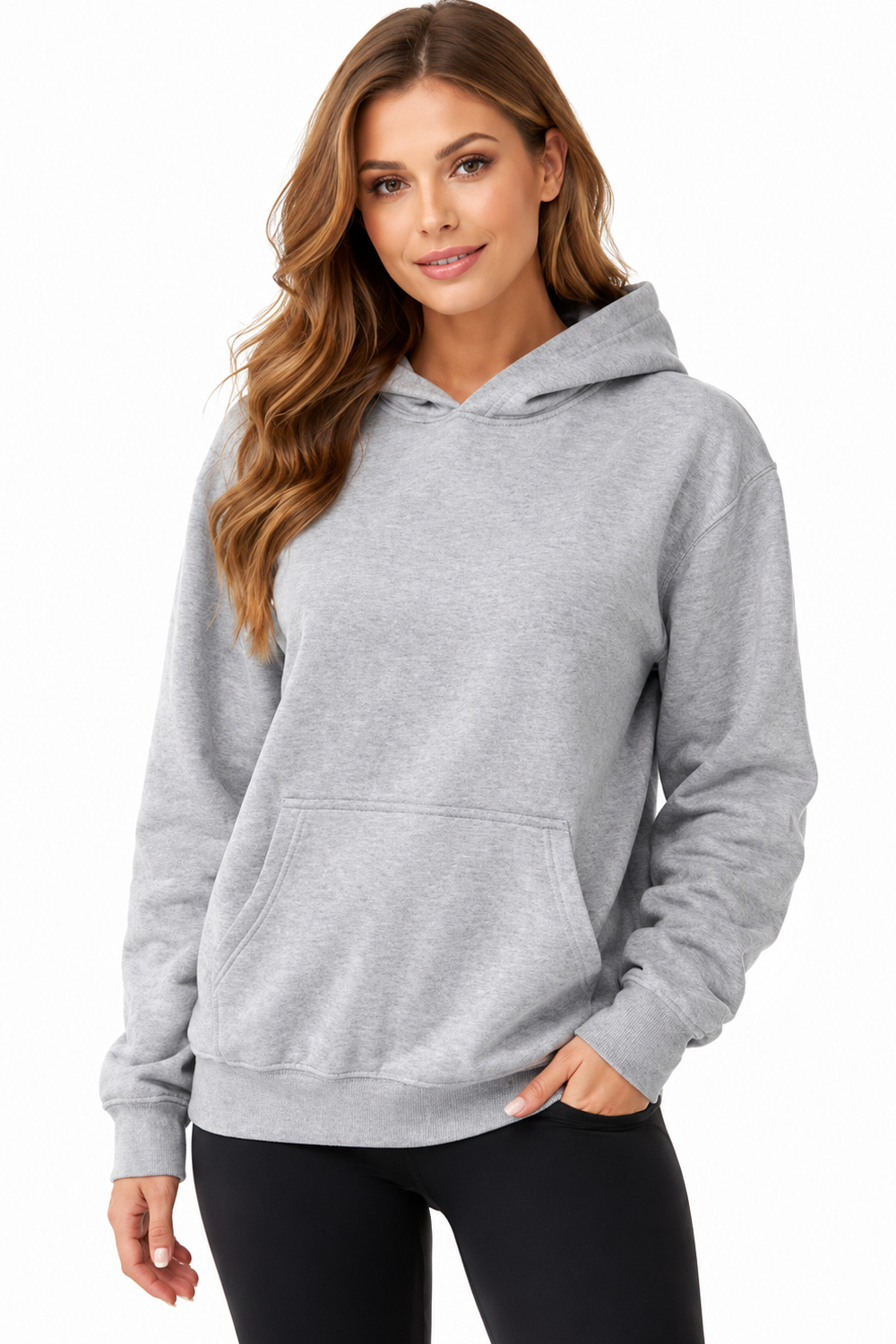 Active Star Ladies Pullover Hoodie (Slate Color)