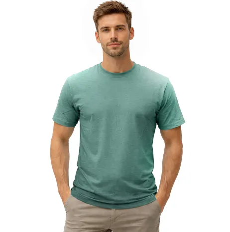Active Star Men's Crew Neck Half Sleeve T-Shirt Green