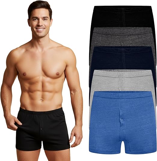 Active Star Mens Classic Jersy Boxer shorts (3pcs pack)