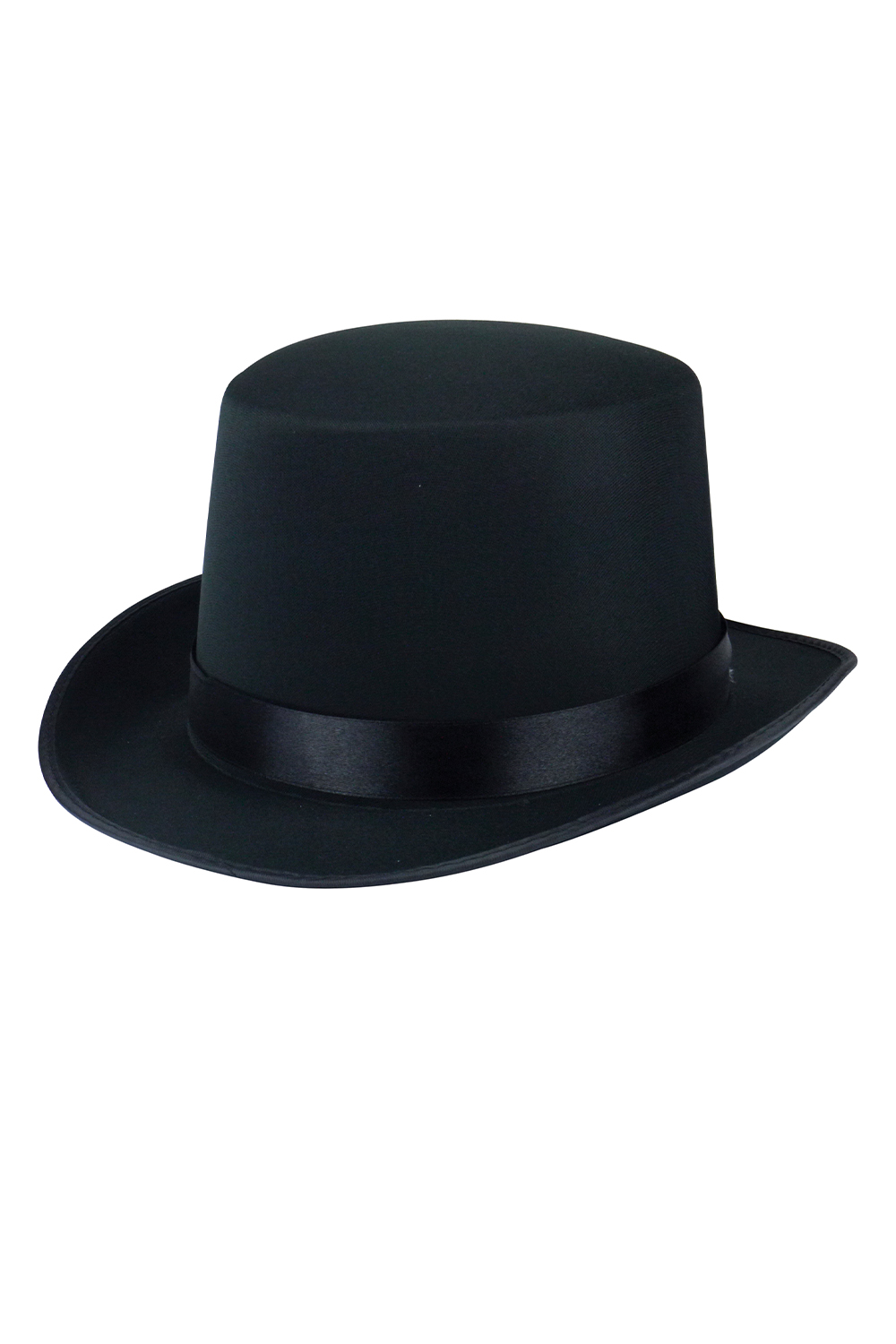 Adult Black Satin Top Hat