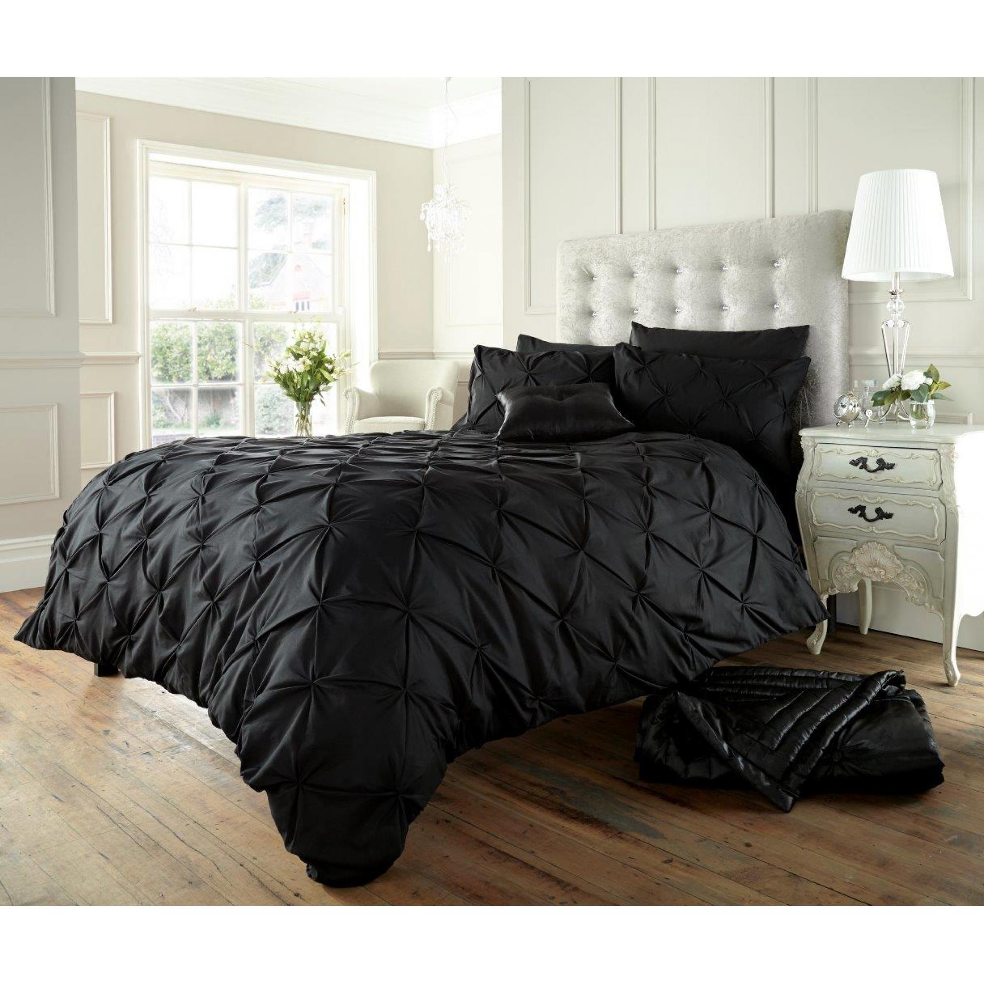 ALFORD DUVET SET BLACK 