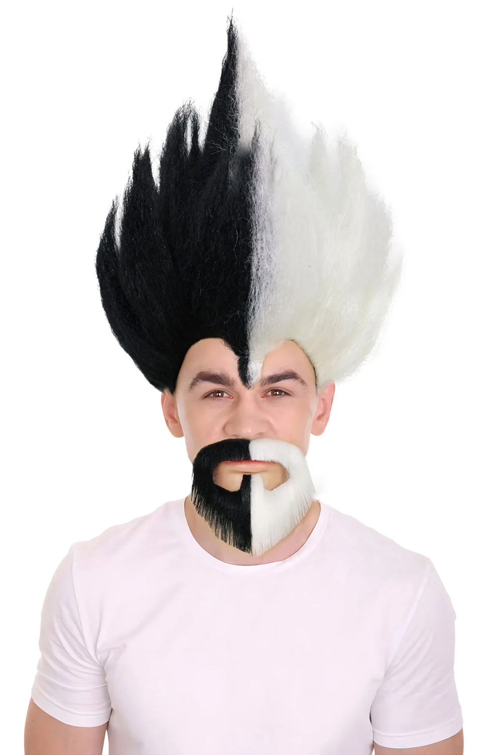 Anime Wig and Full Beard Set