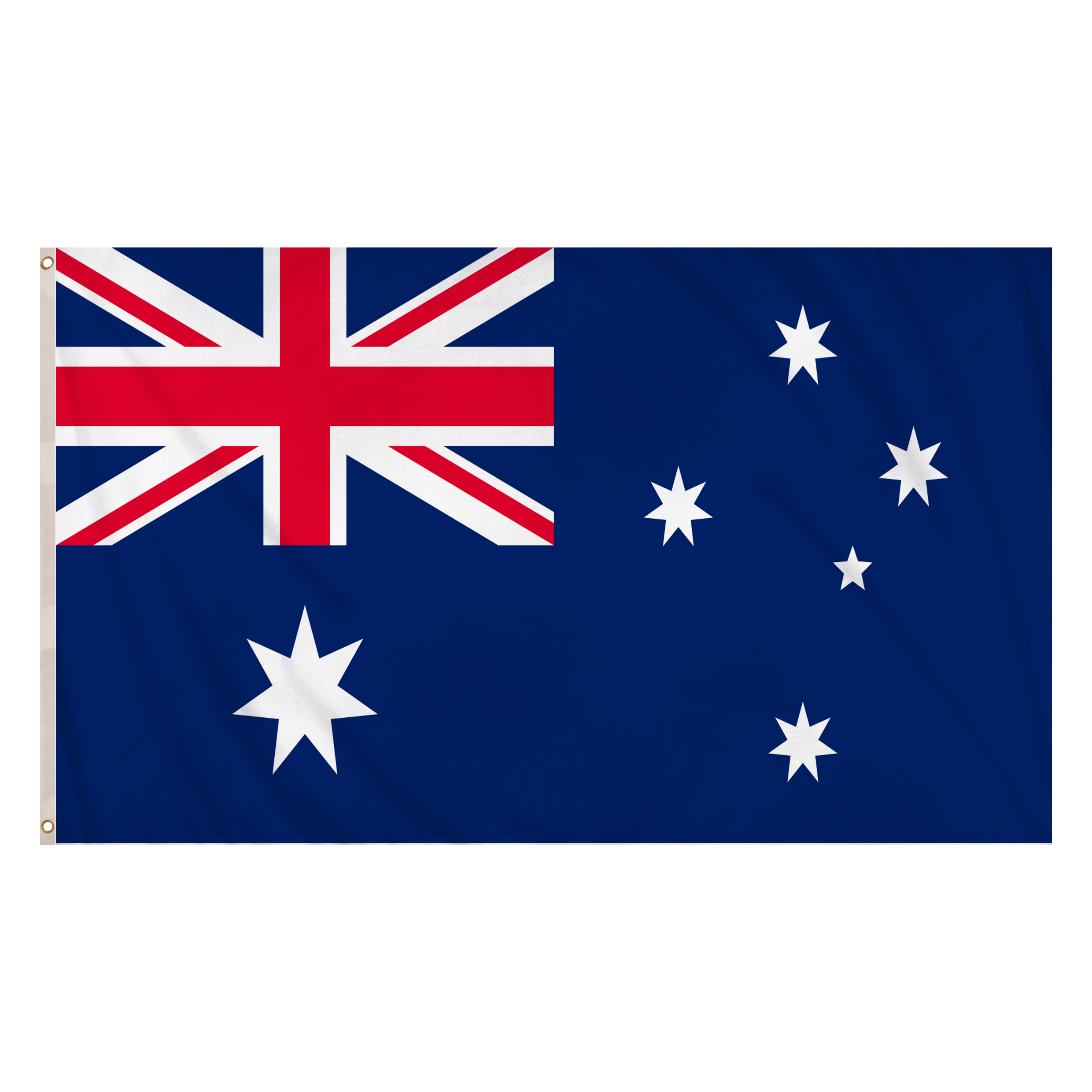 Australia Flag (5ft x 3ft) Polyester, double-stitched seam, metal eyelets