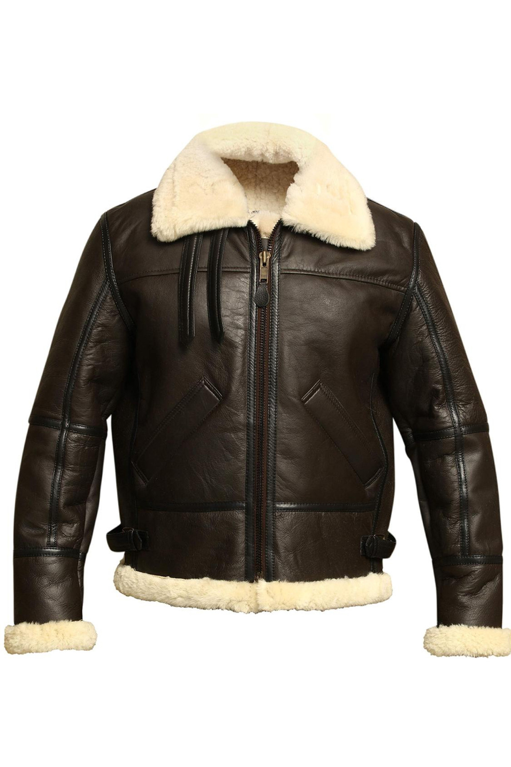 B3 Flight Leather Jacket Brown