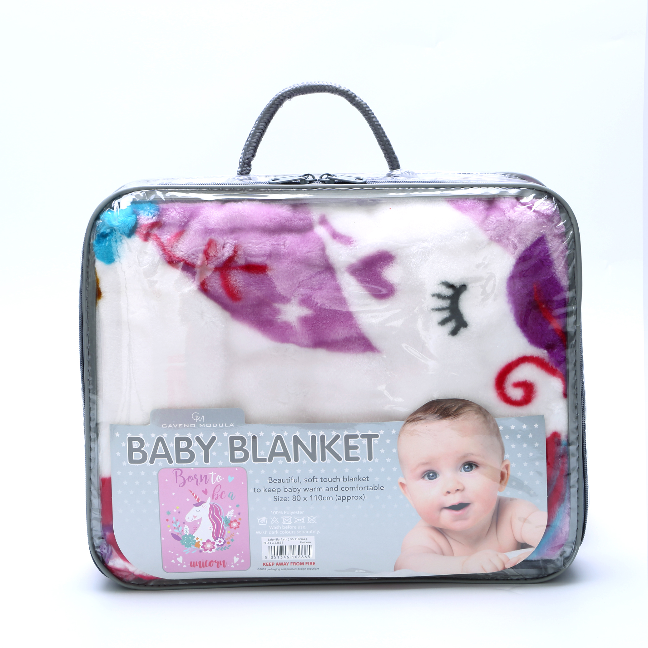 BABY BLANKET 80x110 Cm UNICORN - 2865