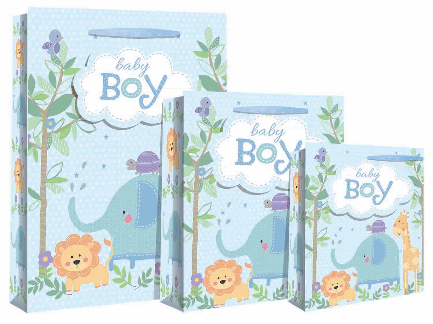 Baby Boy Scene Gift Bag