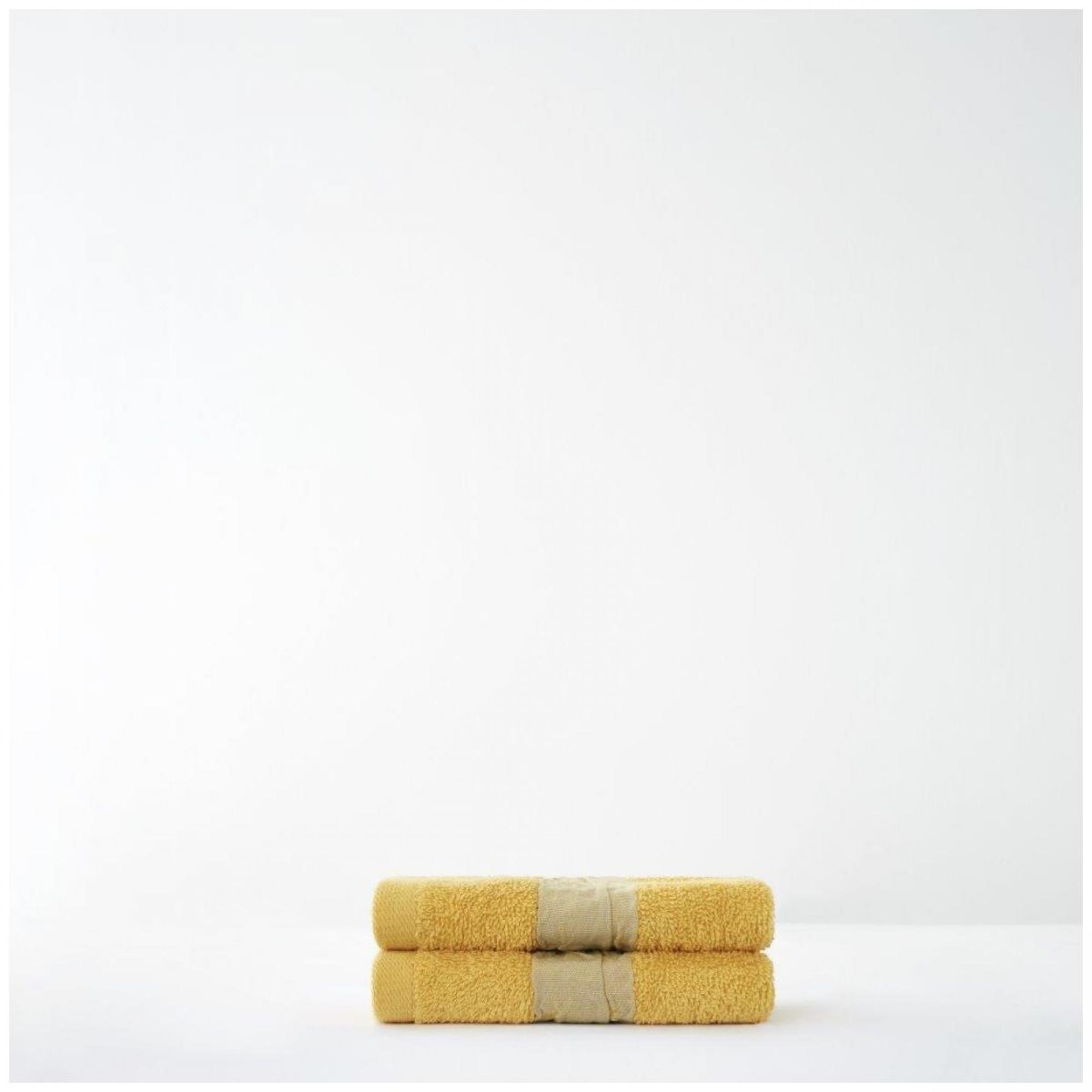 BAINSFORD FACE TOWEL OCHRE