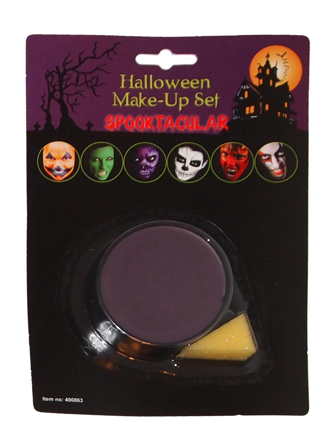 Wickedfun Purple Cream Face Paint Base MakeUp With Applicator