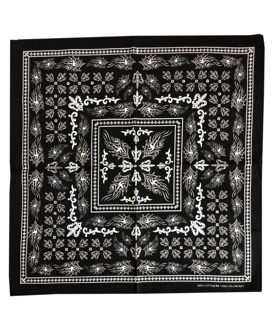 Black Bandana (1 Dozen)