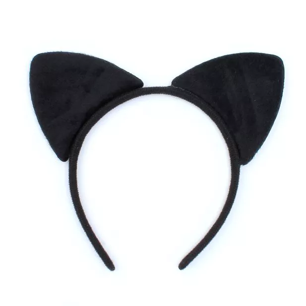 Black Cat Ears Aliceband (Pack of 6)