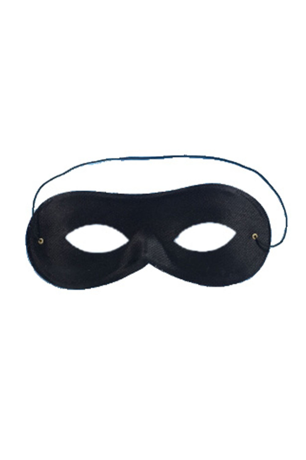 Black Domino Shape Cloth Eye Mask (Pack of 12)