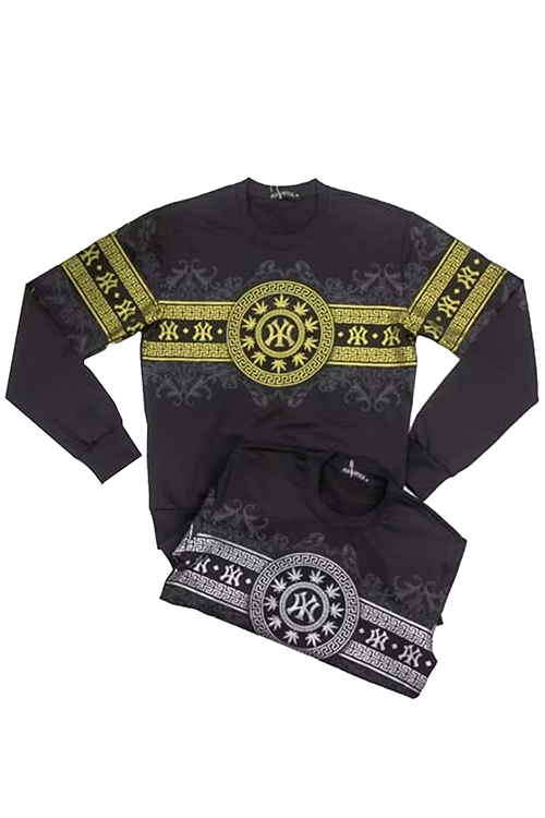 Black Men SweatShirt with embroidery