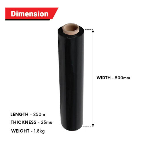 Black Pallet Wrap