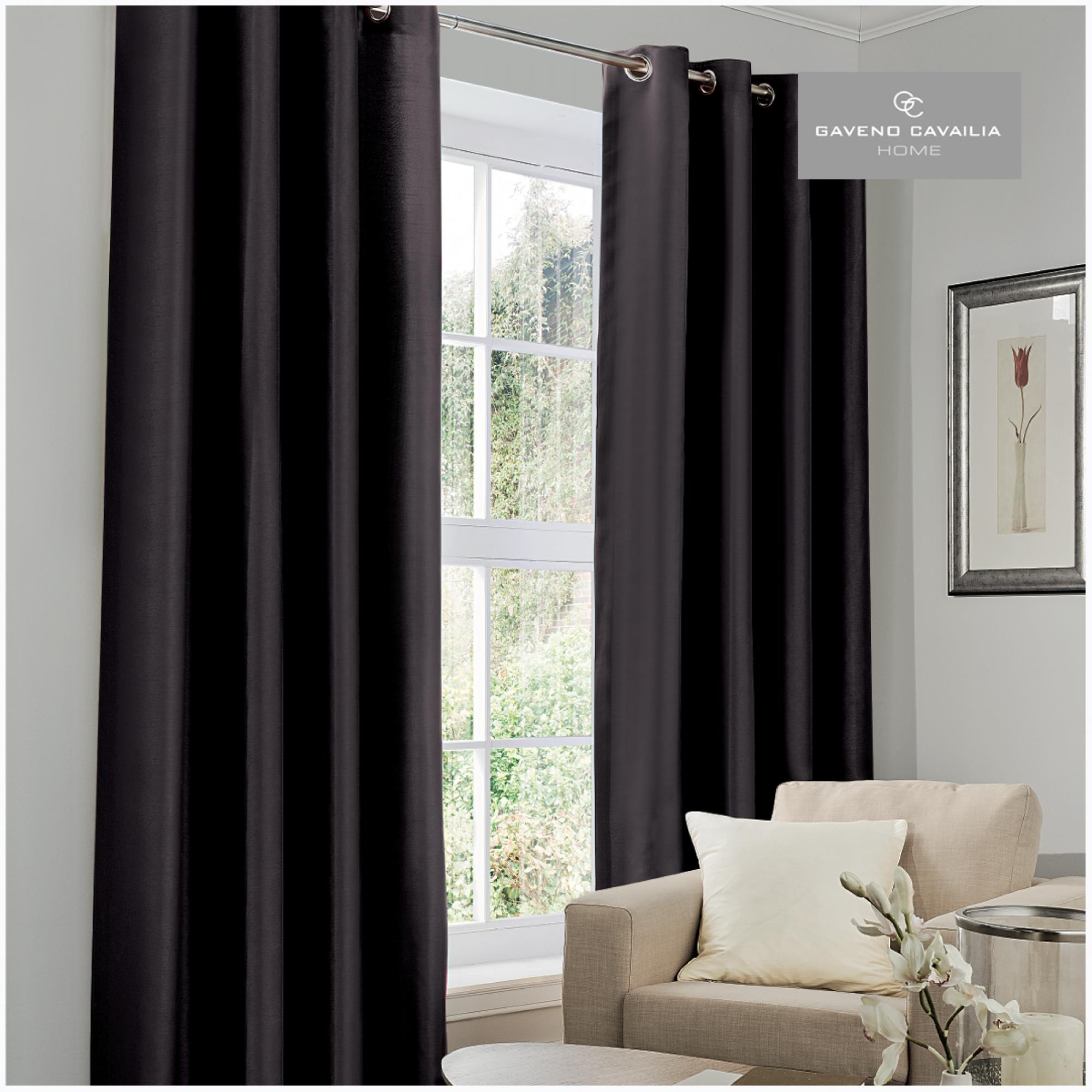 BLACKOUT CURTAIN 66X54 BLACK @