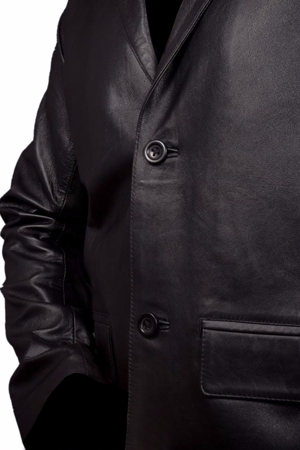 Blazer Lambskin Jacket Black