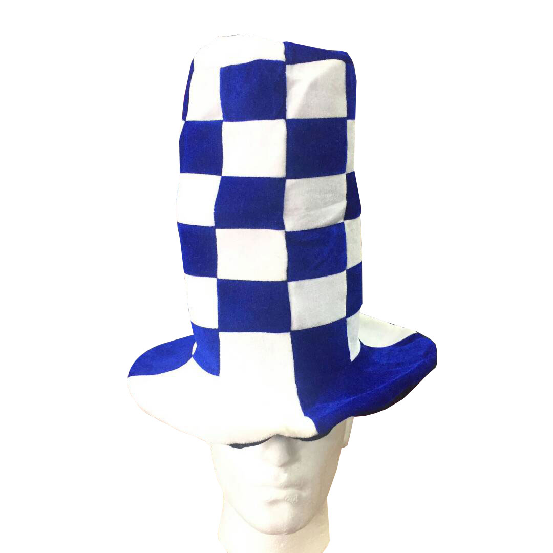 Wickedfun Blue White Wacky Hat