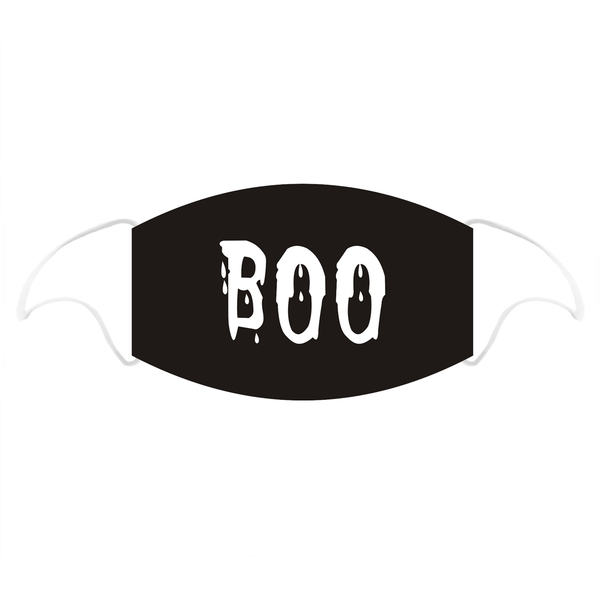 BOO Printed Cotton Face Covering With Filter Pocket