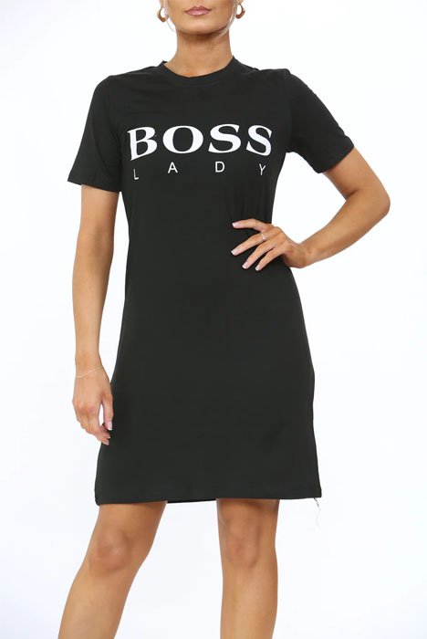 BOSS LADY T Shirt Dress