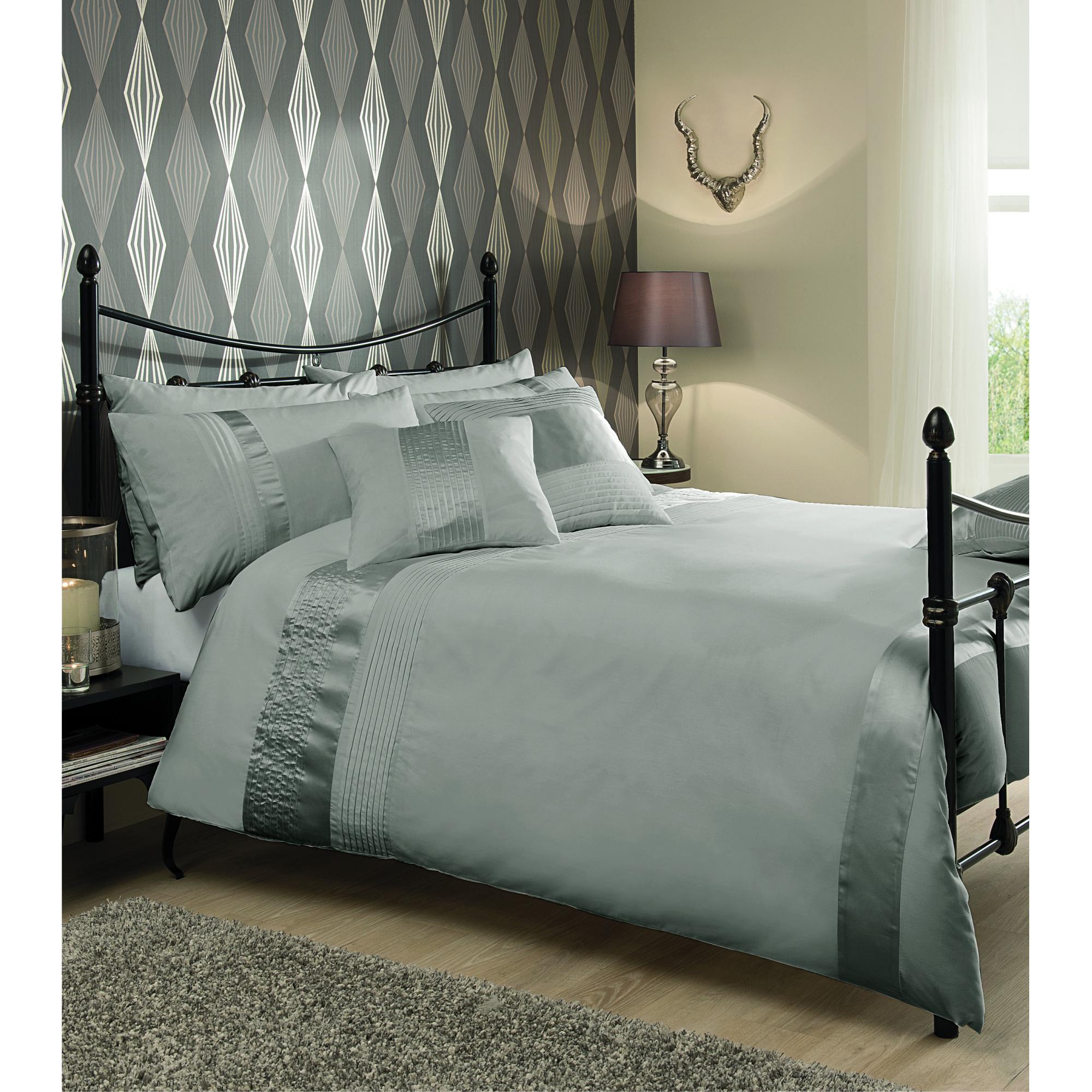 CAPRICE DUVET SET SILVER 