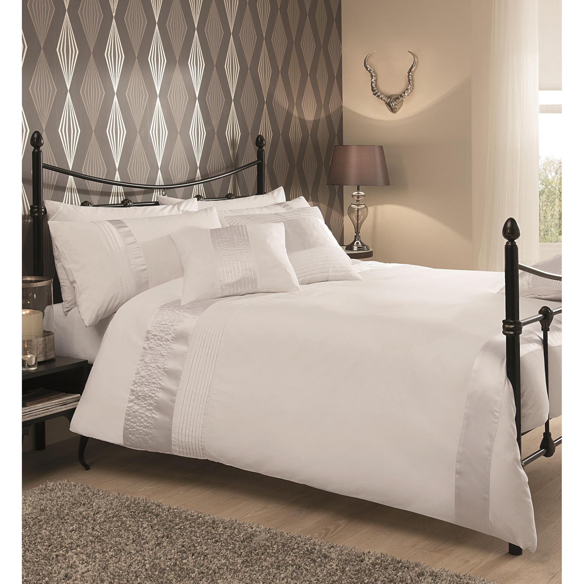 CAPRICE DUVET SET WHITE 