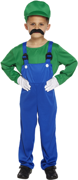 Child Super Workman Green costume