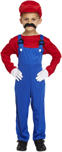 Child Super Workman Red