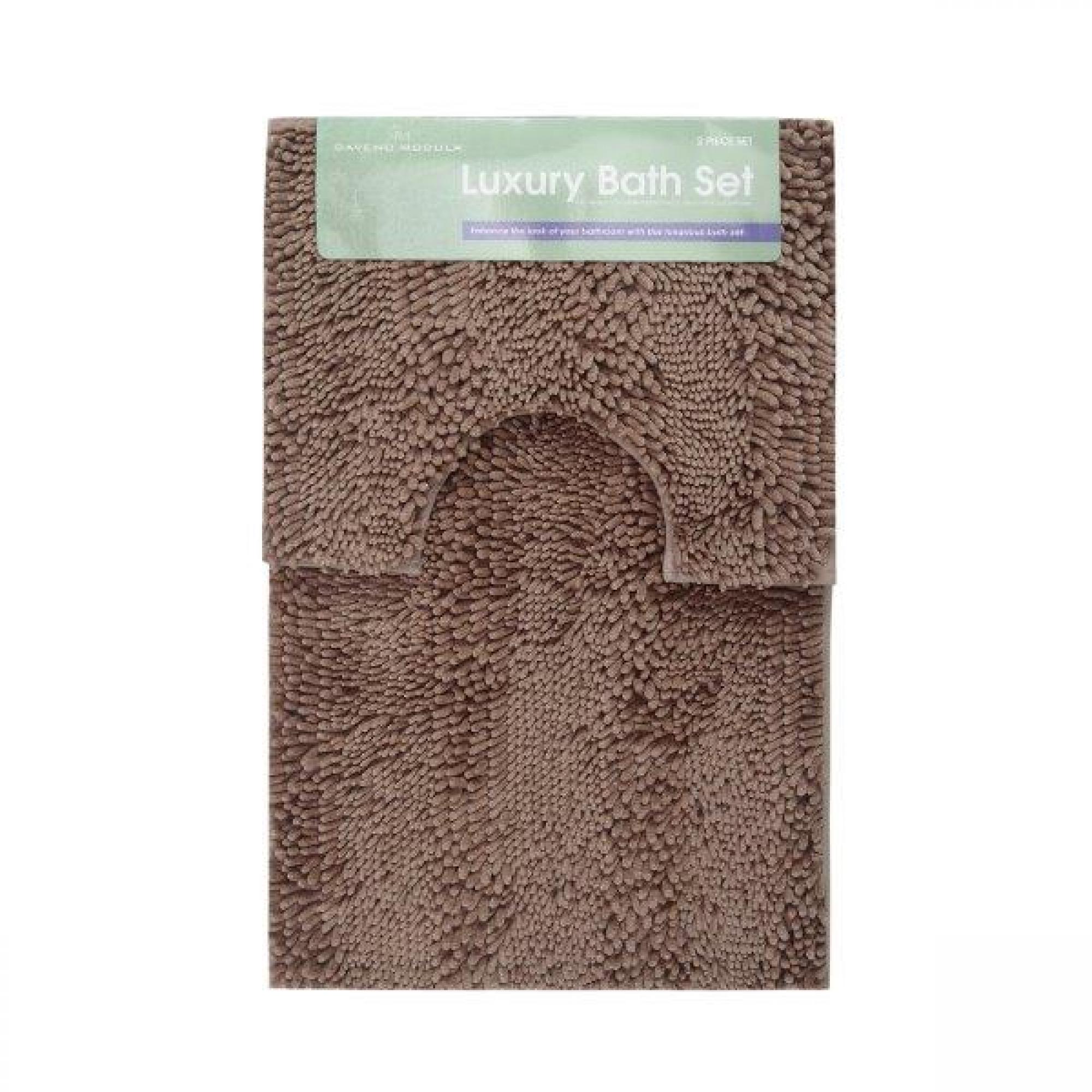 CHUNKY LOOP BATH SET DARK GREY